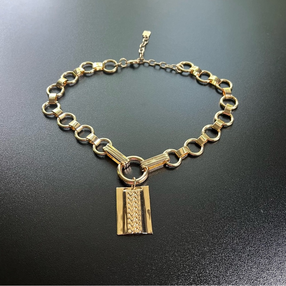 Dannijo Elisa Necklace gold tone adjustable
